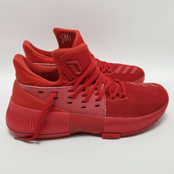 Adidas Dame 3 Damian Lillard Basketball Shoes Red BW0481 main image 10